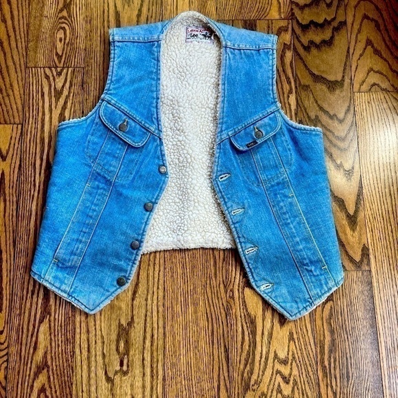 Lee Jackets & Blazers - Vintage storm ride rider denim vest. Made in USA